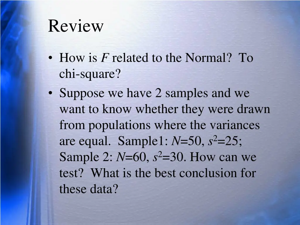 review 1