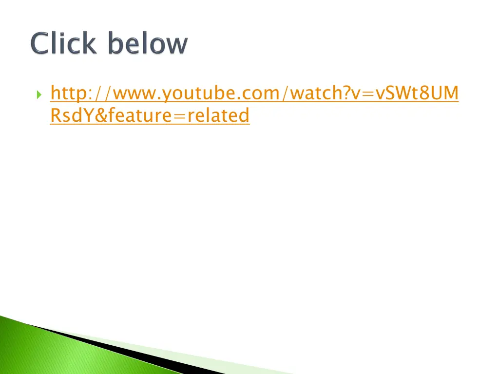 http www youtube com watch v vswt8um rsdy feature