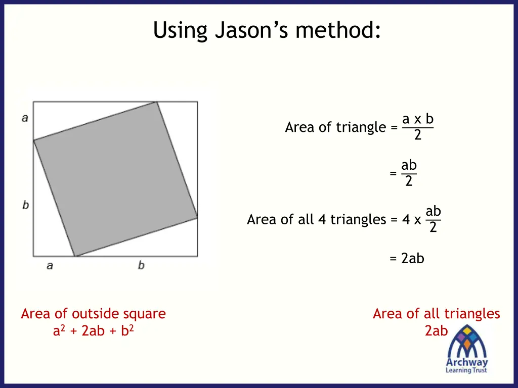 using jason s method 1