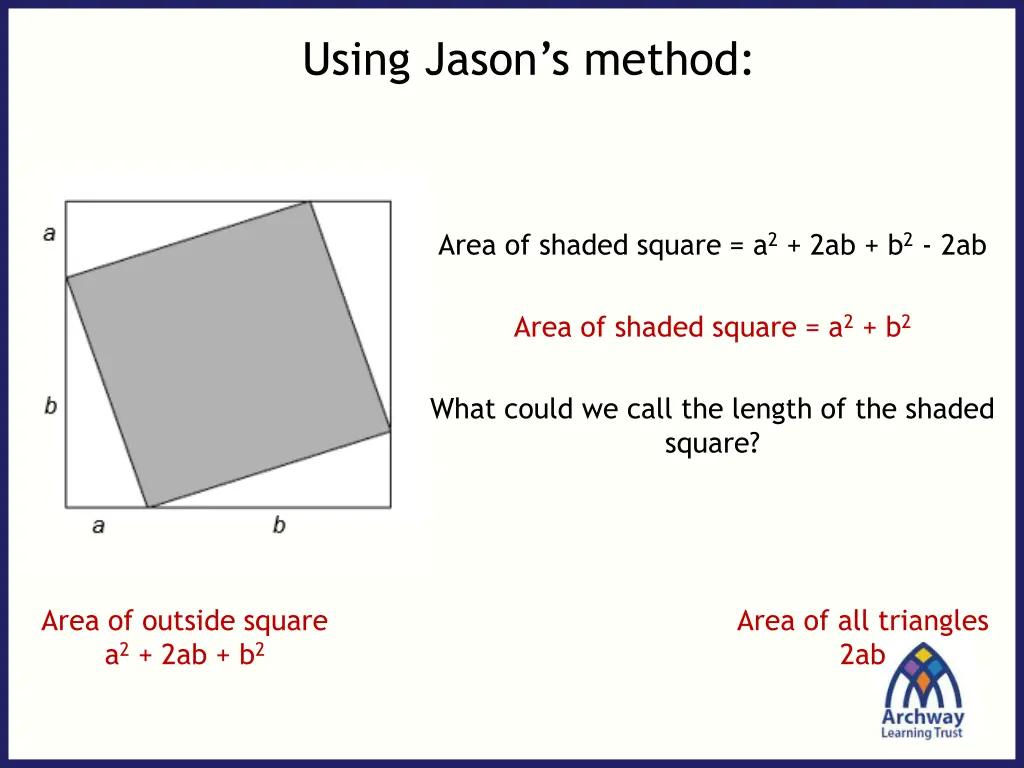 using jason s method 2