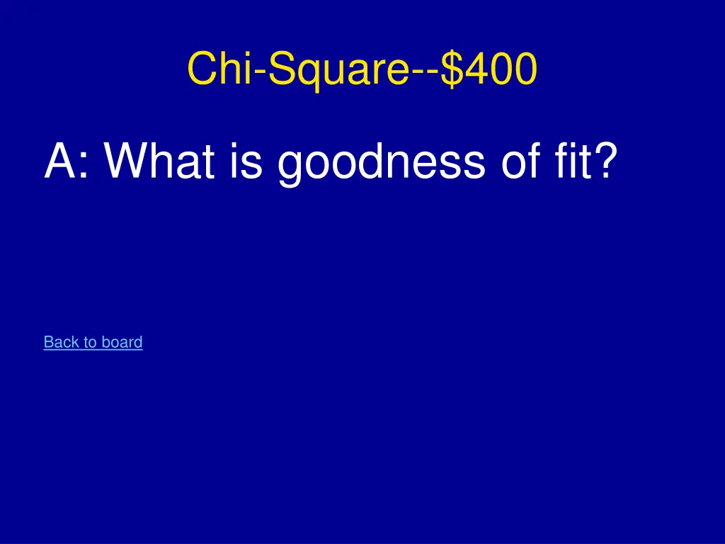 chi square 400 1