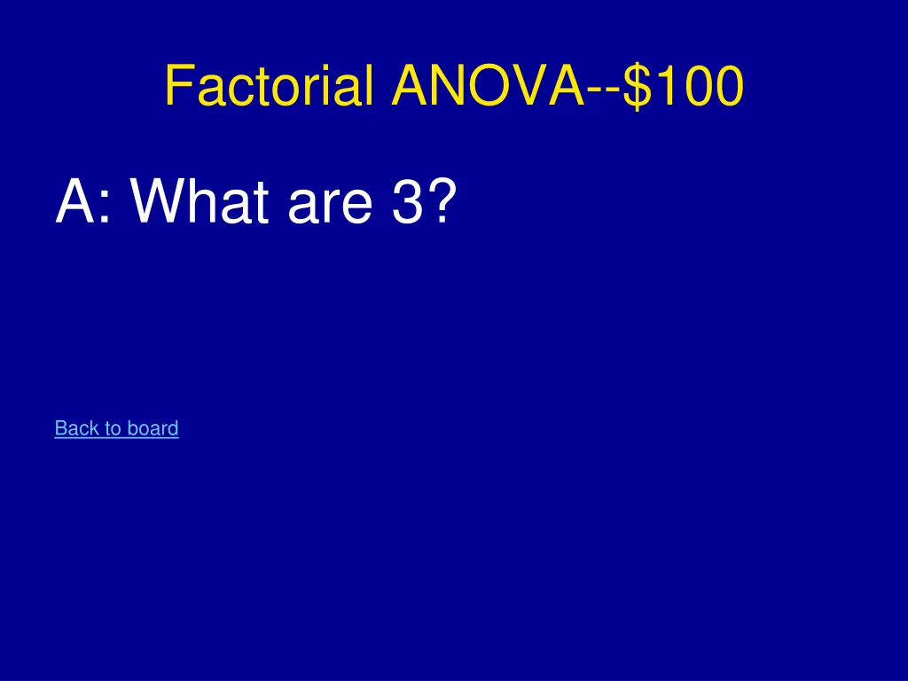 factorial anova 100 1