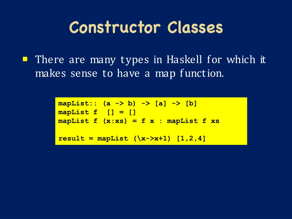 constructor classes