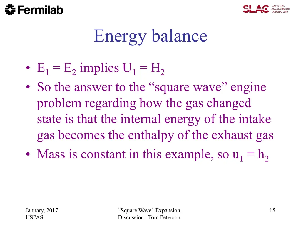 energy balance