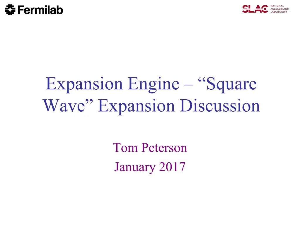 expansion engine square wave expansion discussion