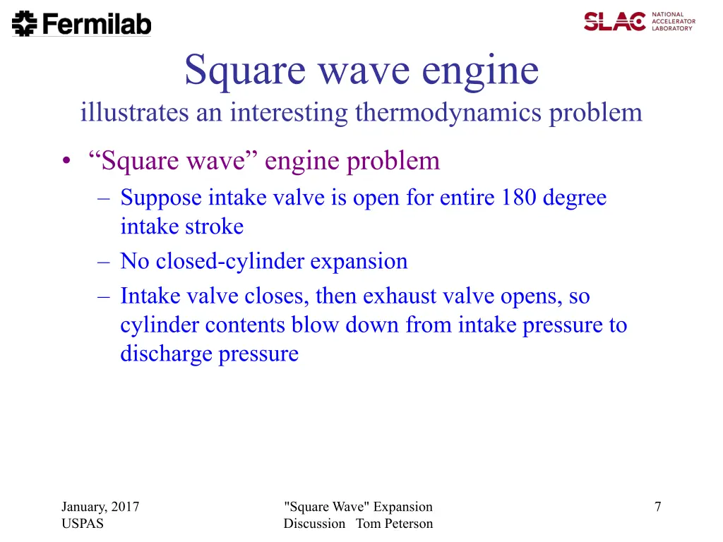 square wave engine illustrates an interesting