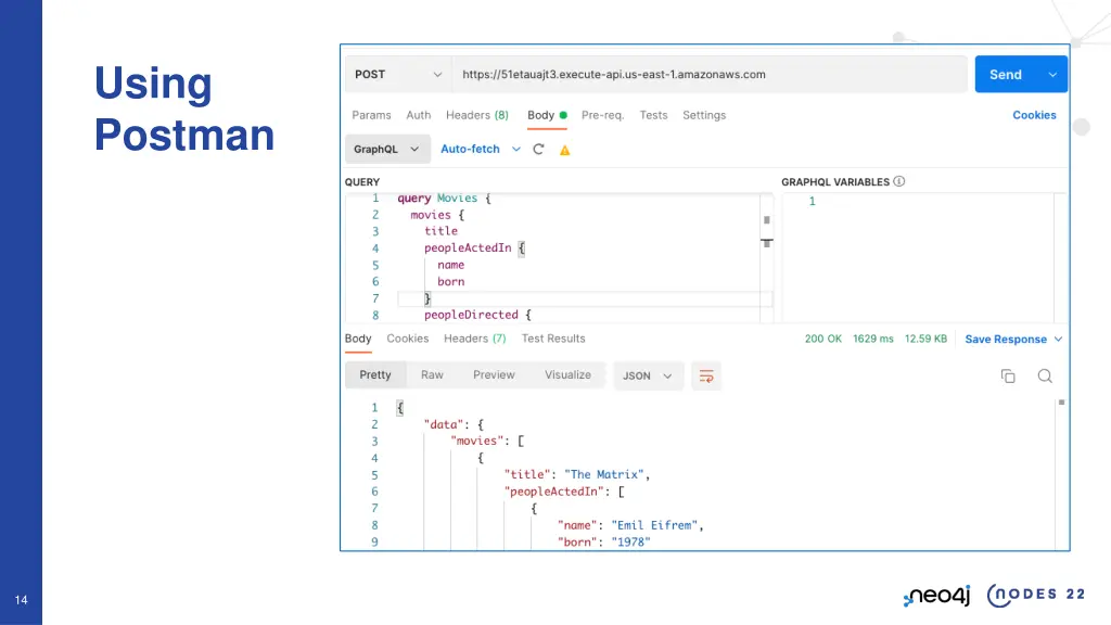 using postman