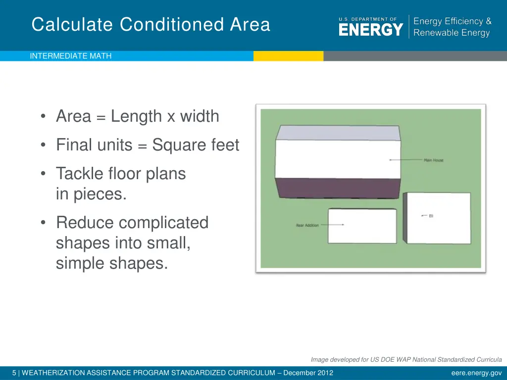 calculate conditioned area