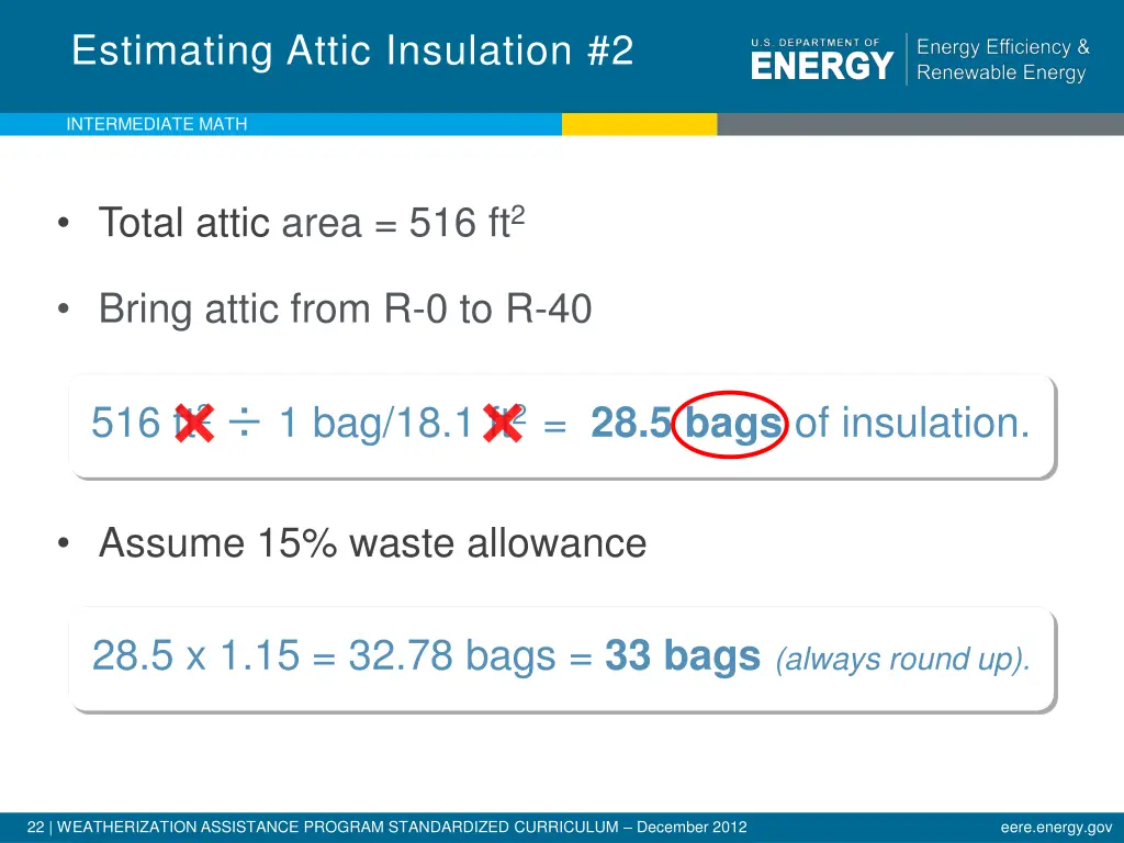 estimating attic insulation 2