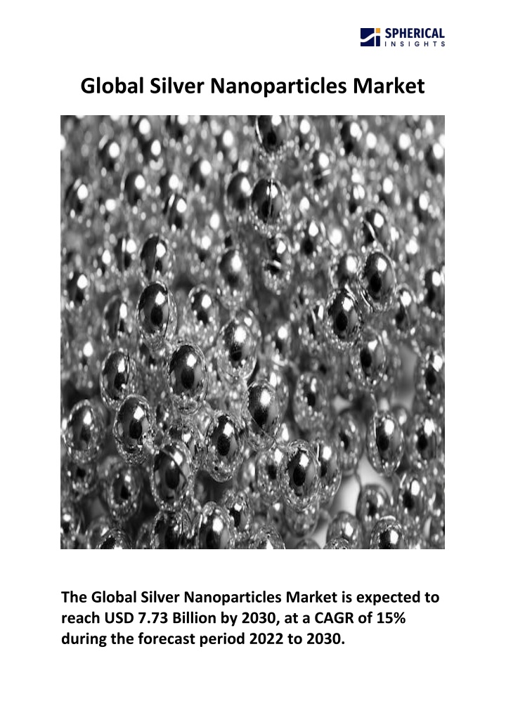 global silver nanoparticles market