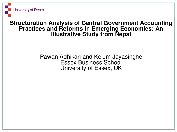 structuration analysis of central government