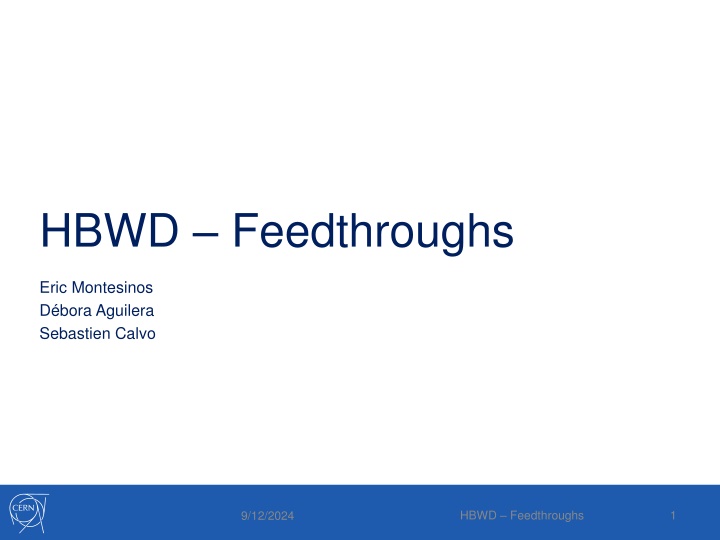 hbwd feedthroughs