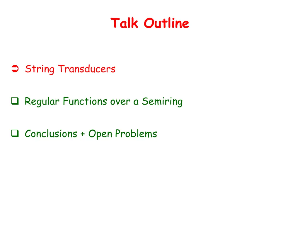 talk outline 2