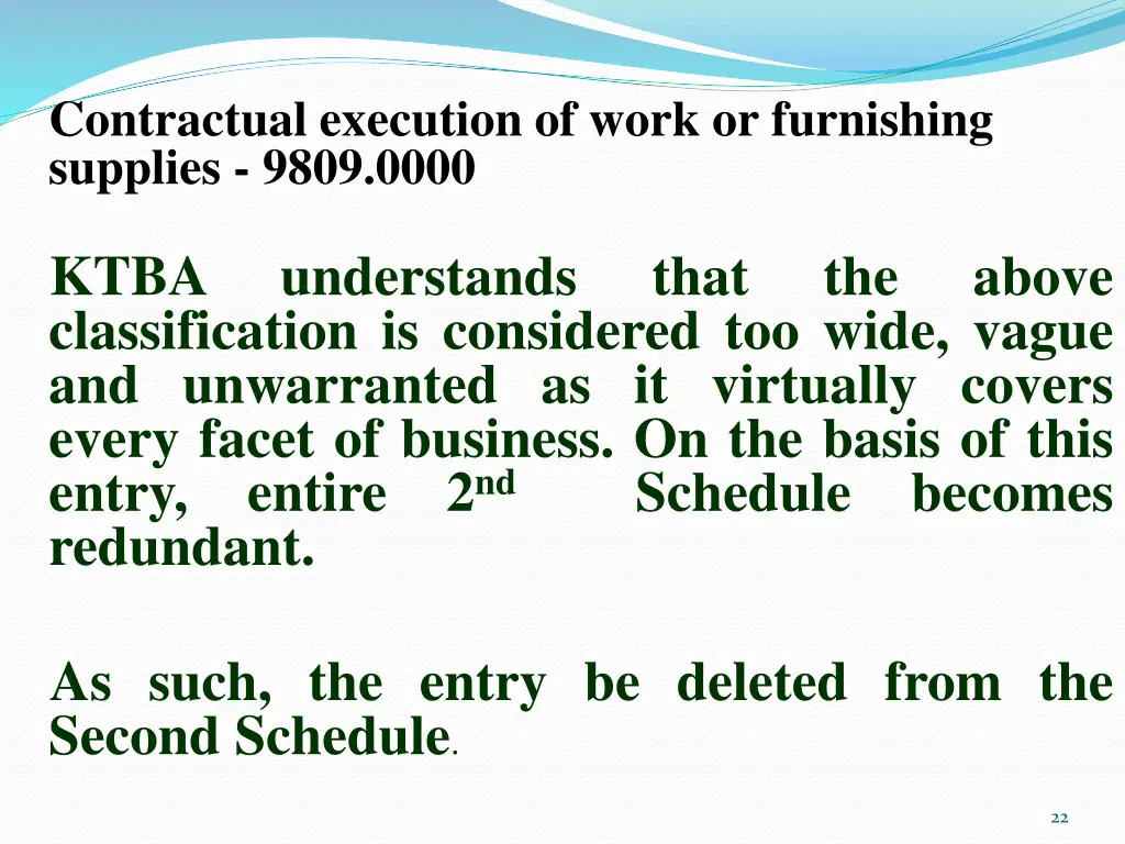 contractual execution of work or furnishing