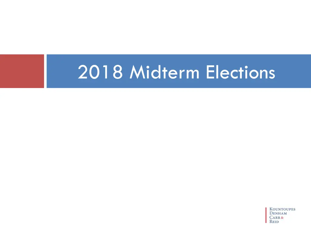 2018 midterm elections