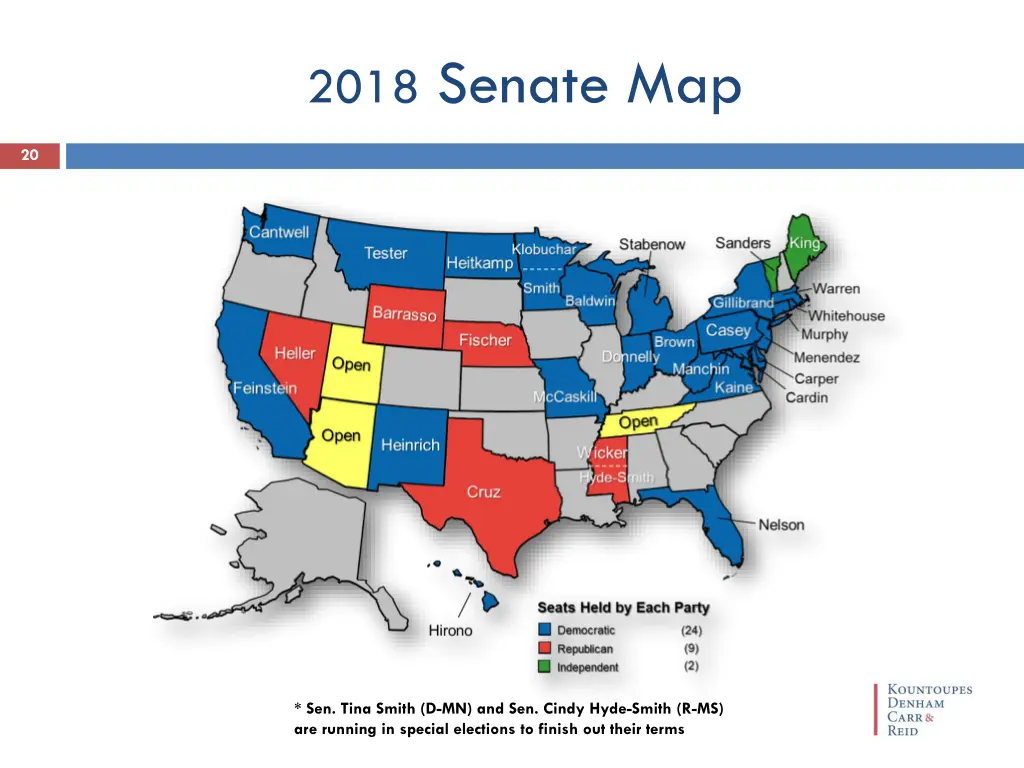 2018 senate map