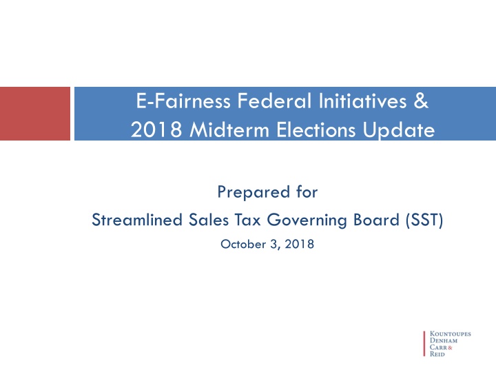 e fairness federal initiatives 2018 midterm