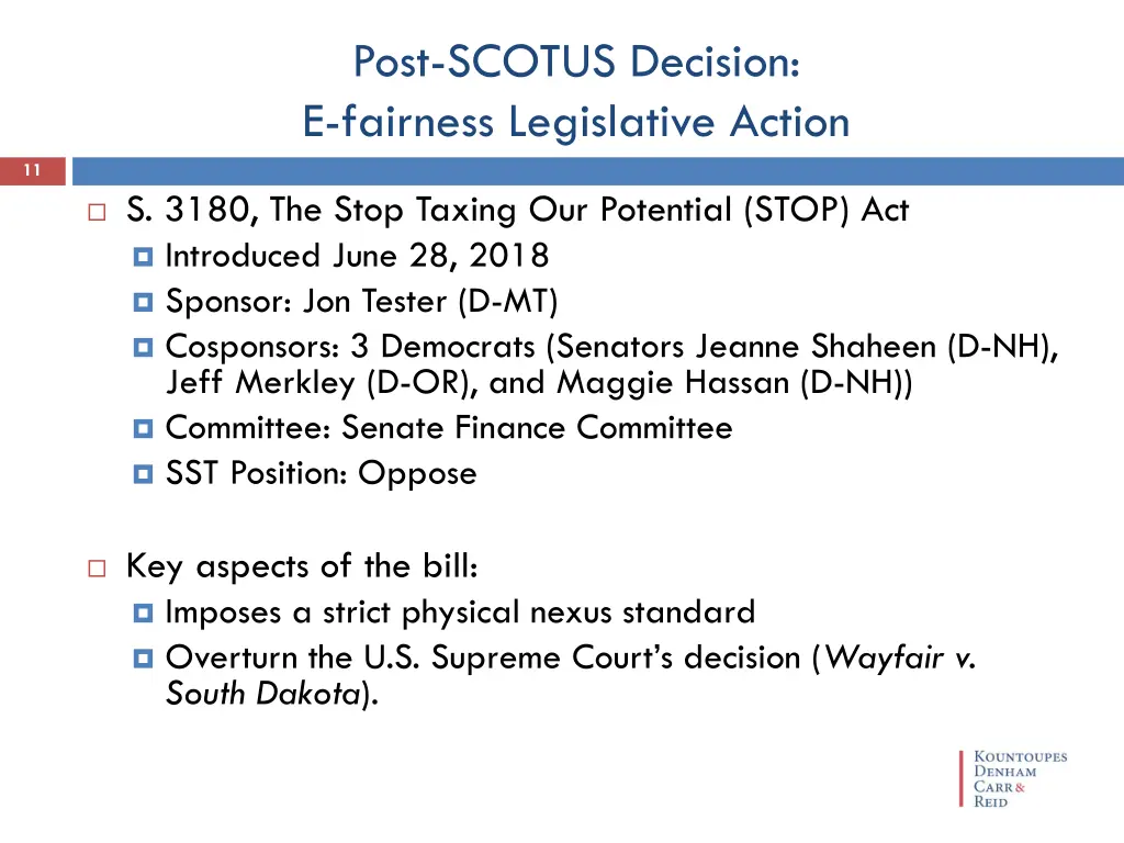 post scotus decision e fairness legislative action 1