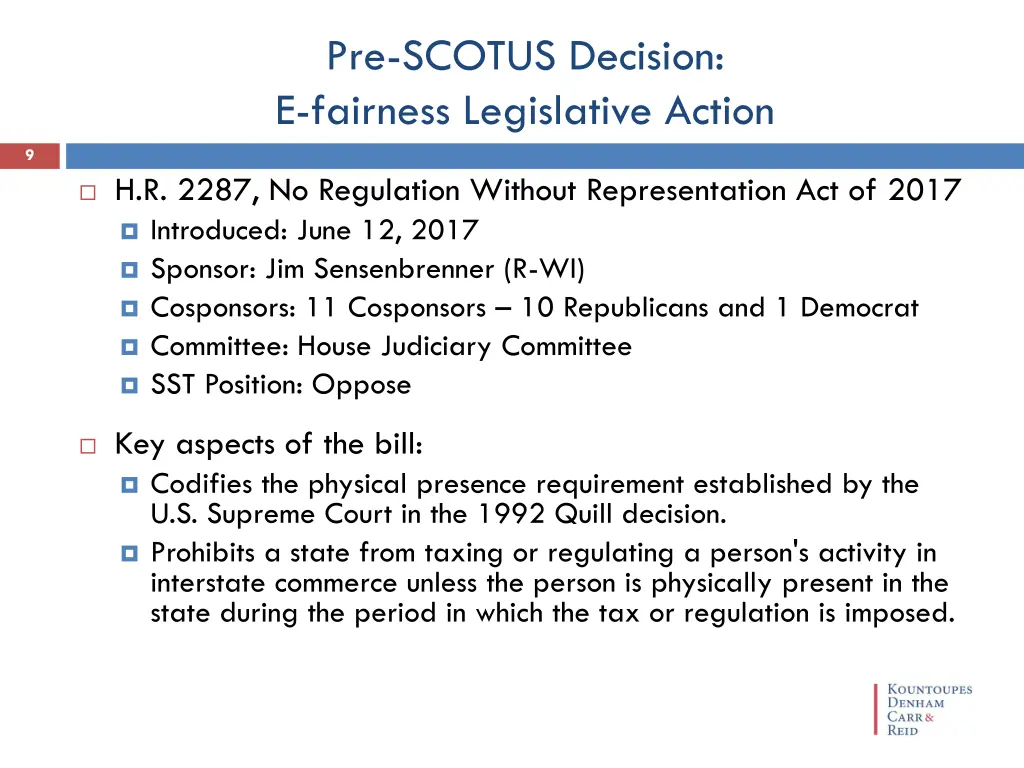 pre scotus decision e fairness legislative action 3