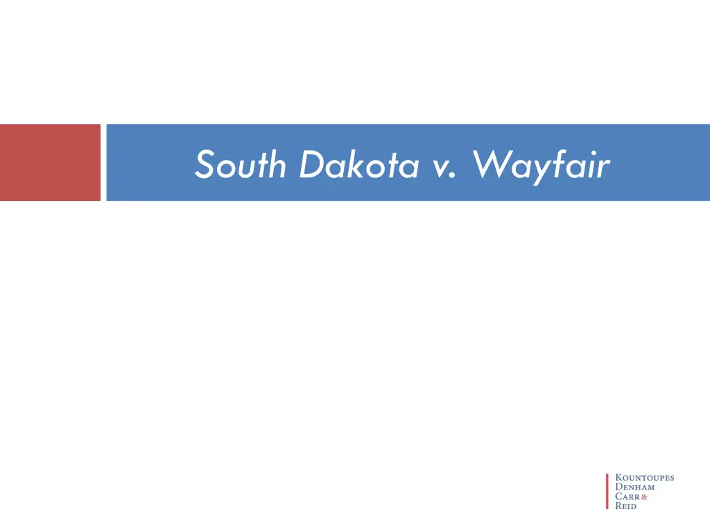 south dakota v wayfair