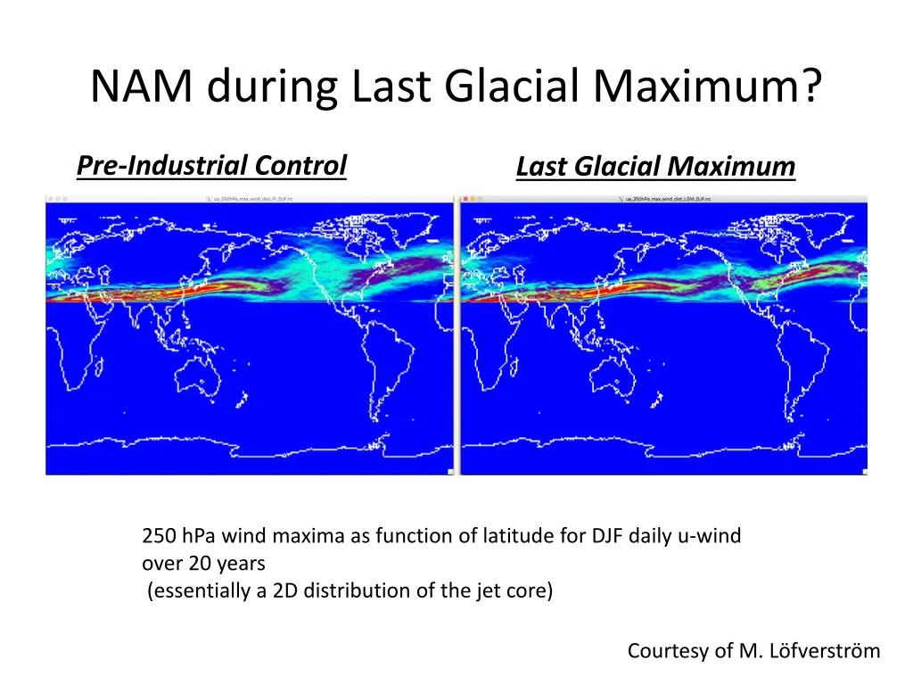 nam during last glacial maximum