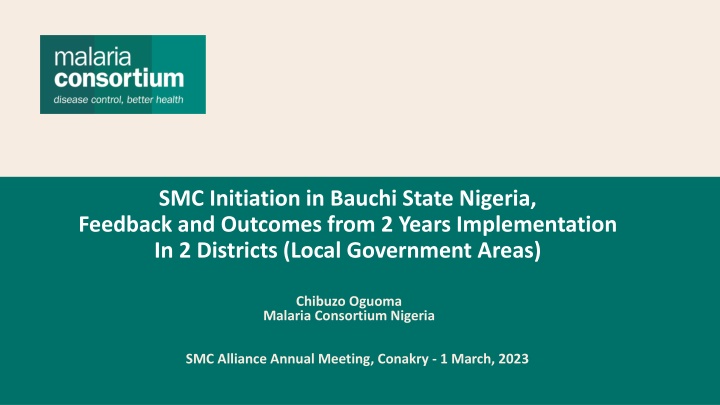 smc initiation in bauchi state nigeria feedback