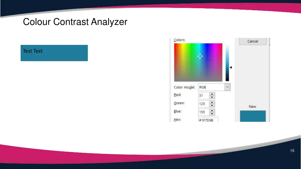 colour contrast analyzer