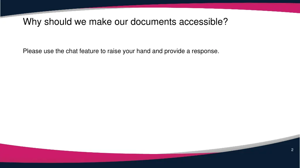 why should we make our documents accessible