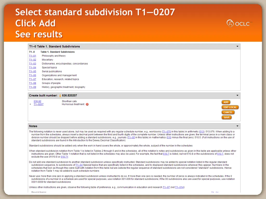 select standard subdivision t1 0207 click