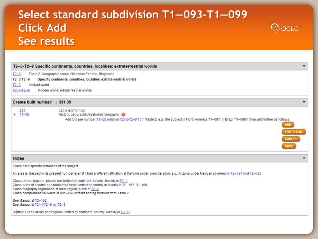 select standard subdivision t1 093 t1 099 click