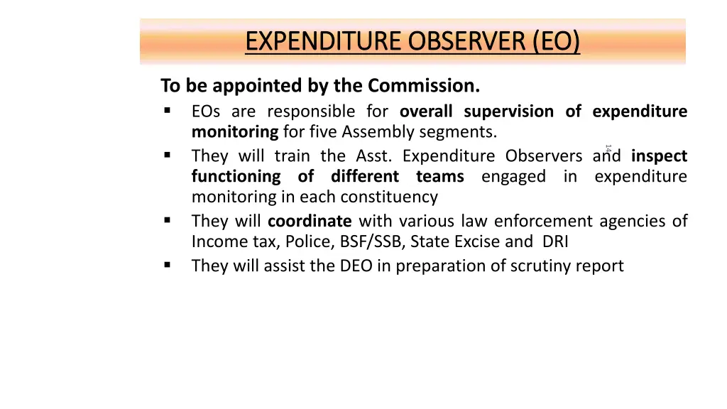 expenditure observer eo expenditure observer eo