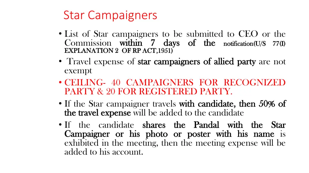 star campaigners