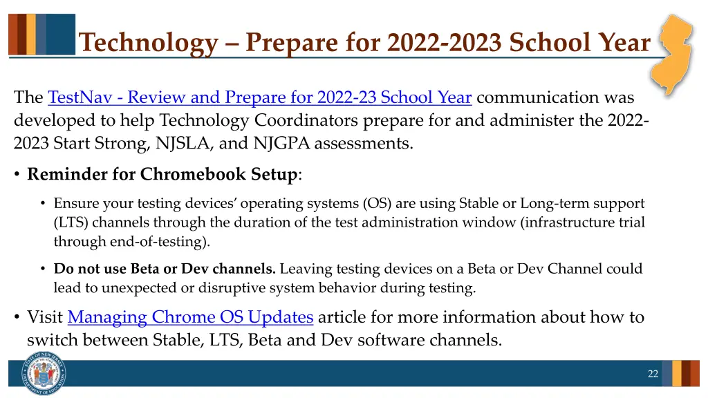 technology prepare for 2022 2023 school year