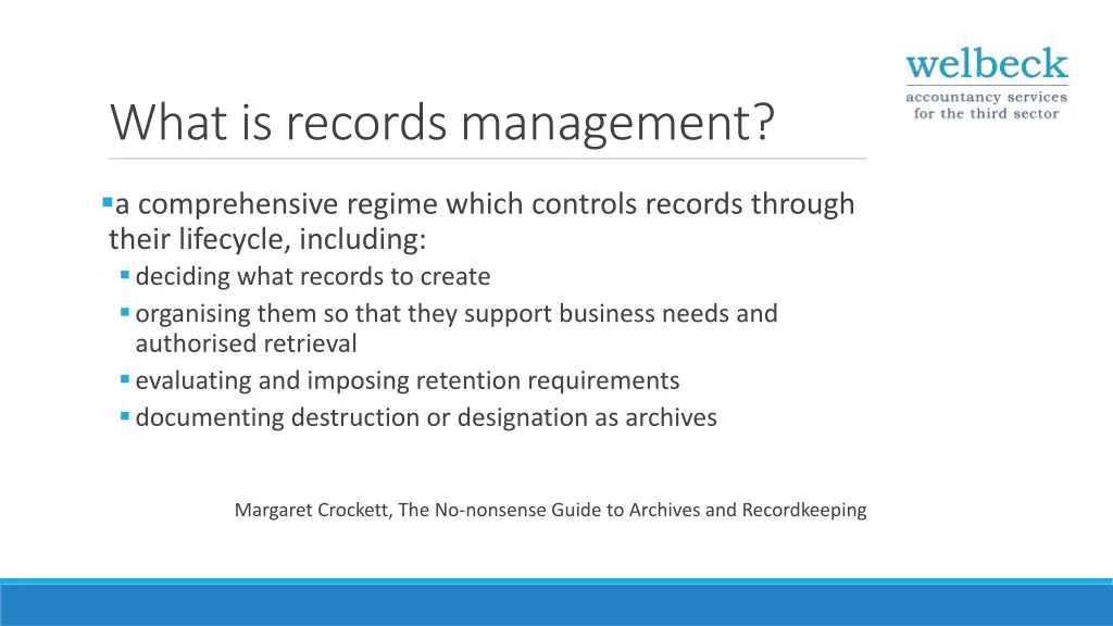 what is records management 1