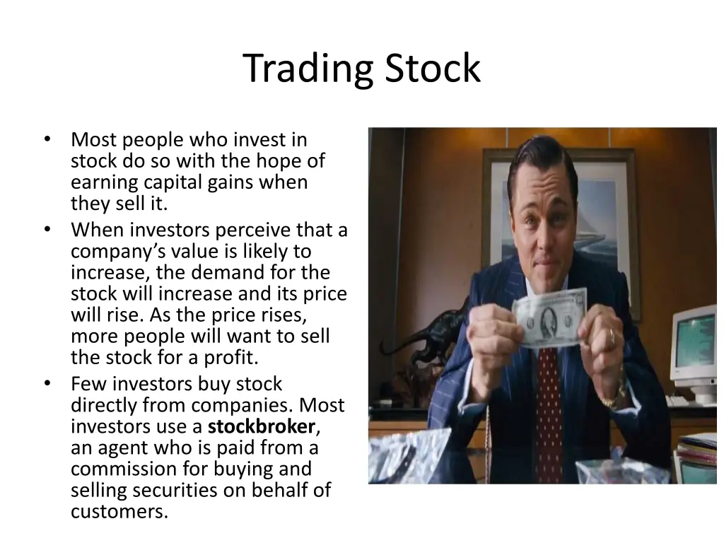 trading stock