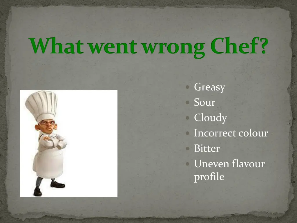 what went wrong chef