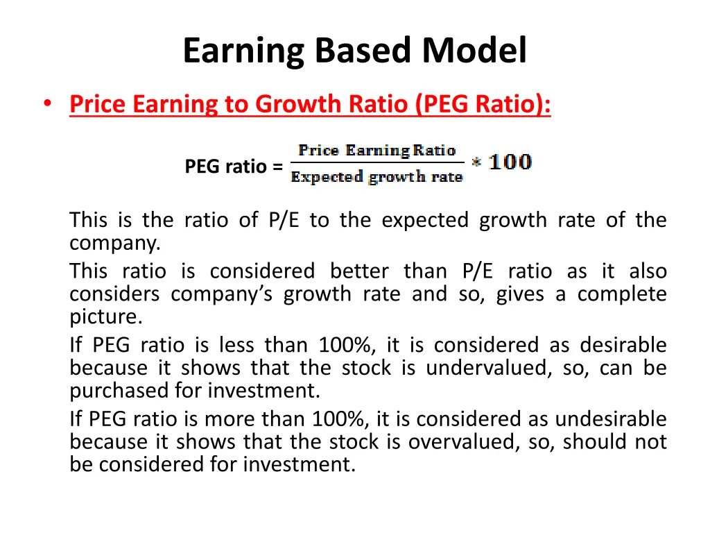 earning based model 1