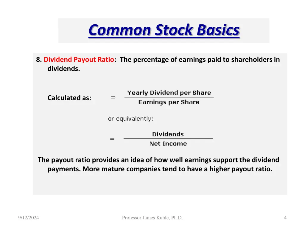 common stock basics 3