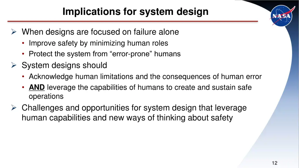 implications for system design