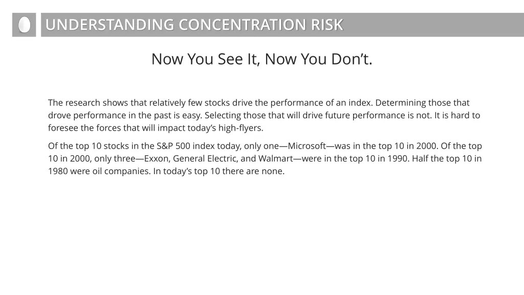 understanding concentration risk 12