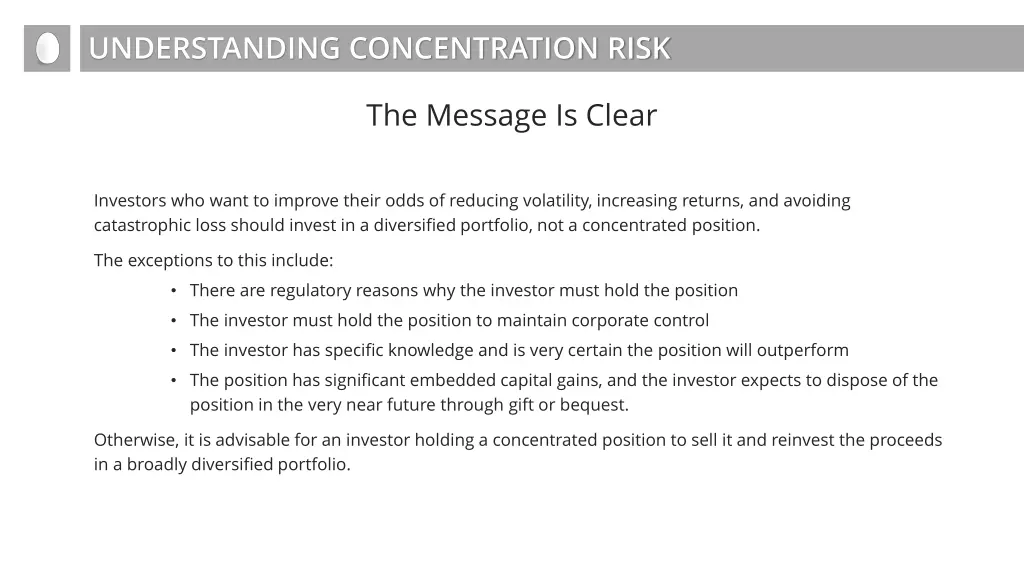 understanding concentration risk 15