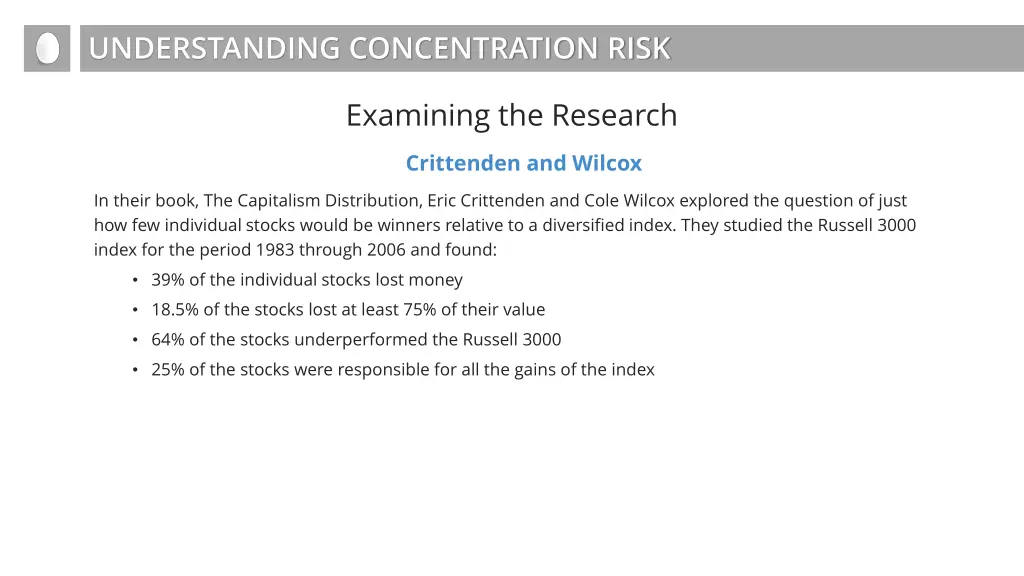 understanding concentration risk 9