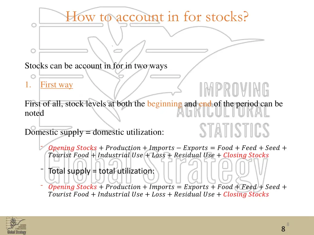 how to account in for stocks