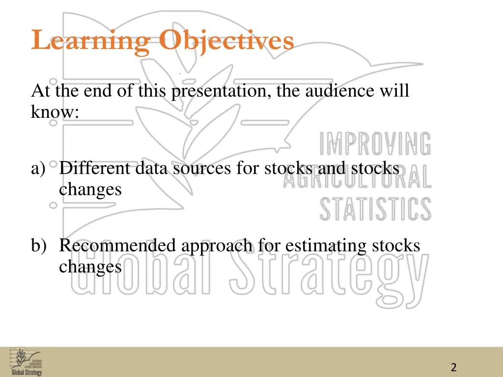 learning objectives