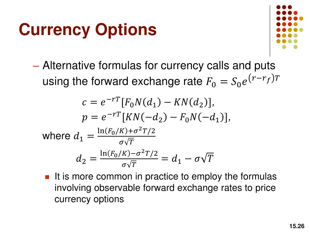 currency options 4