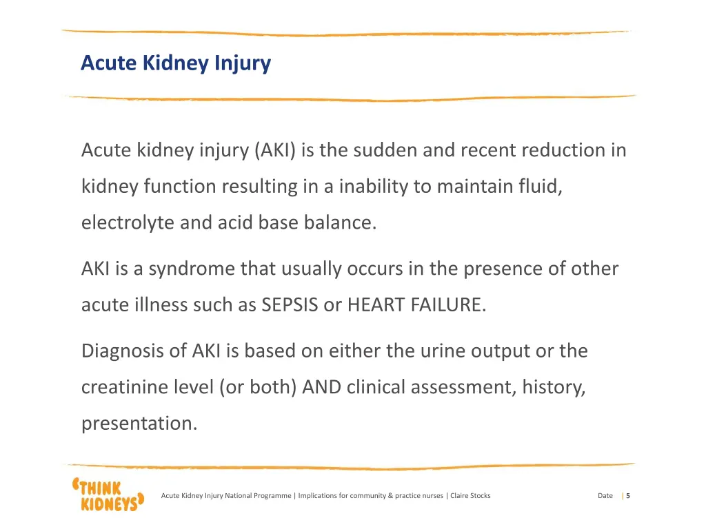 acute kidney injury