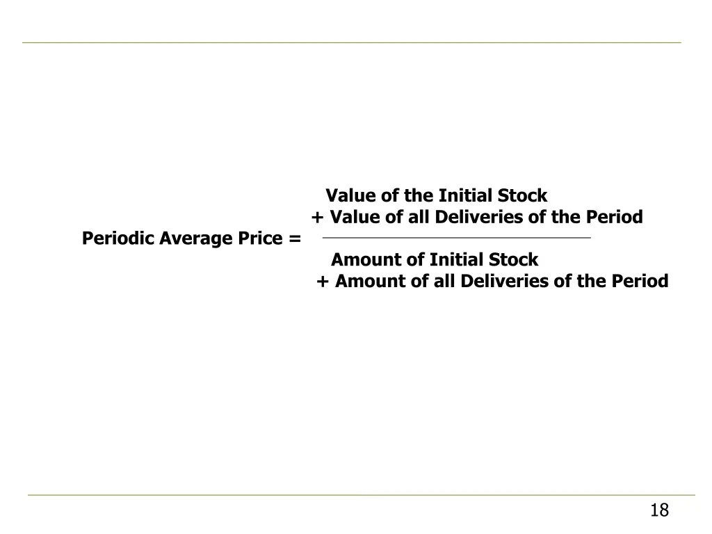 value of the initial stock value