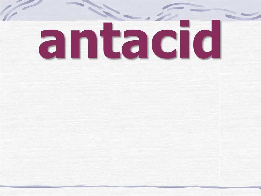 antacid