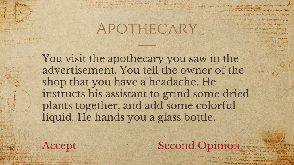 apothecary