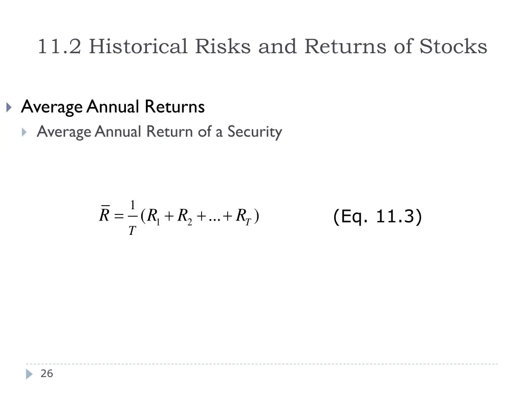 11 2 historical risks and returns of stocks 2